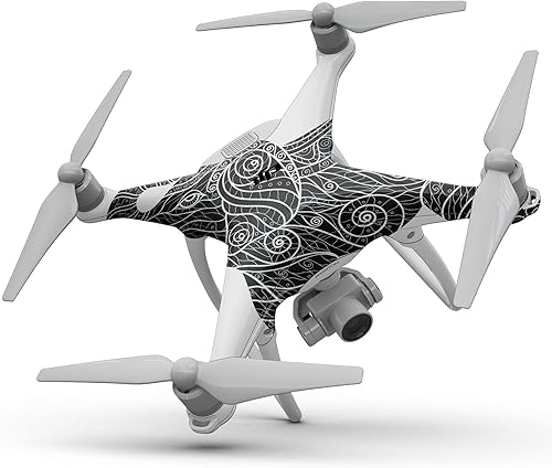 Miniatura 8 de DesignSkinz - Compatible con Drone DJI Spark - Adhesivo protector de vinilo resistente a los arañazos - Lunares blancos sobre acuarela rosa Grunge