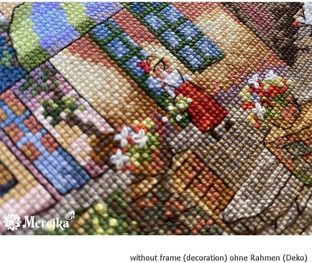 Merejka K-174 Cross Stitch Set, Multi-Colour, 30 x 38 cm
