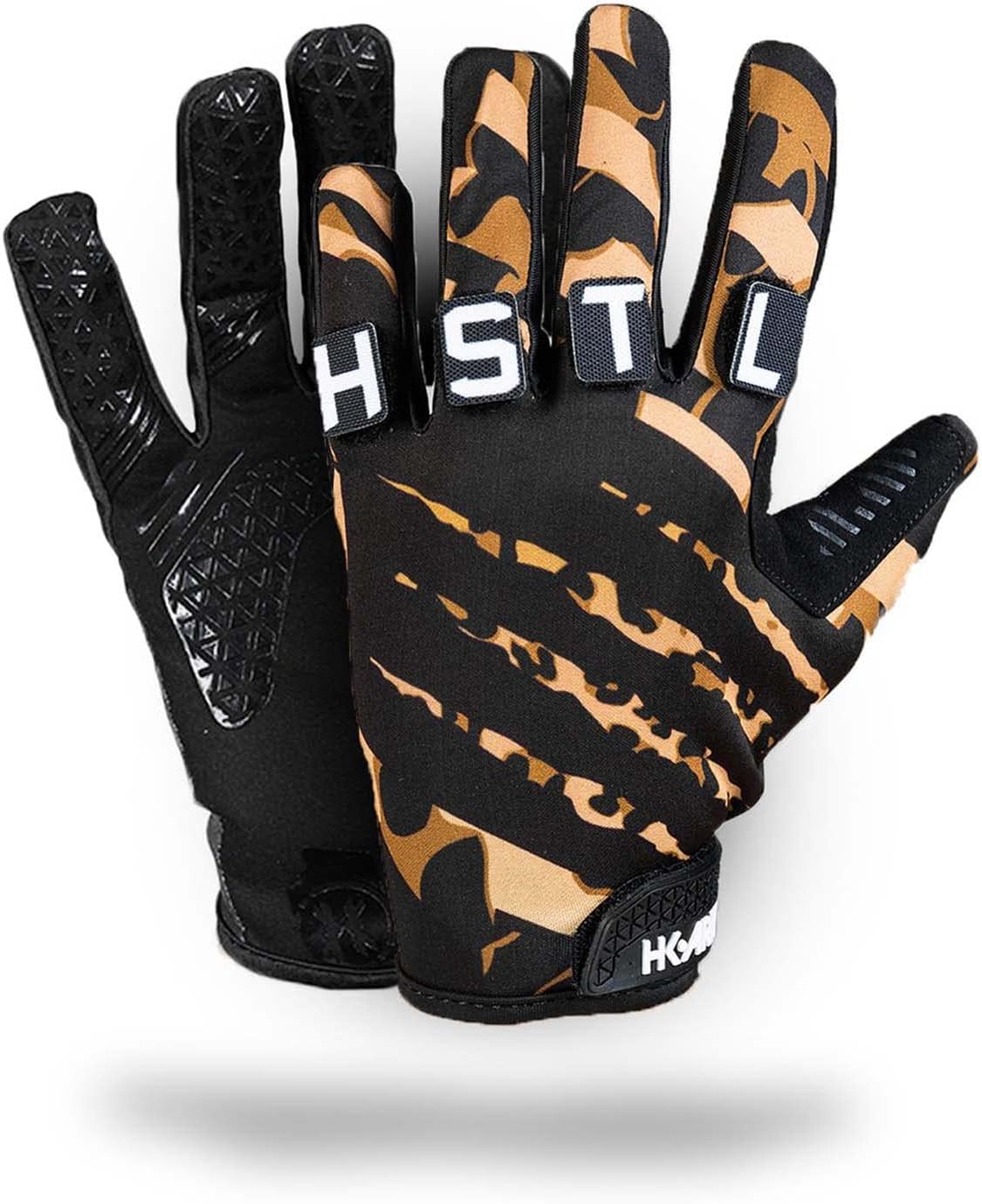 HK Army Paintball Freeline Knucklez Gloves (X-Large, Leopard King)