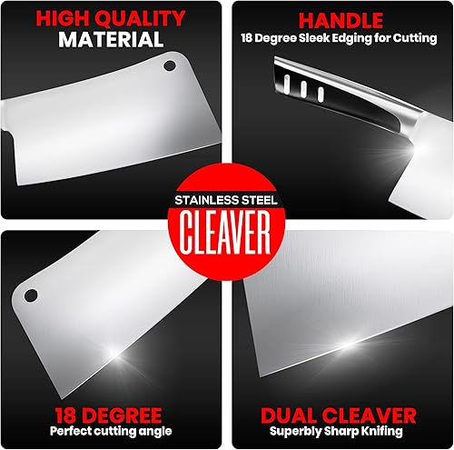 Miniatura 4 de Utopia Kitchen - Cuchillo de cocina de 9 pulgadas de acero inoxidable para cocina y restaurante (madera de olivo)