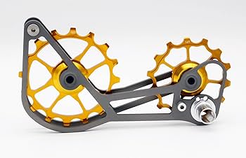 Amazon.co.jp: 14T/16T 自転車用ディレイラー ビッグプーリー チタン製
