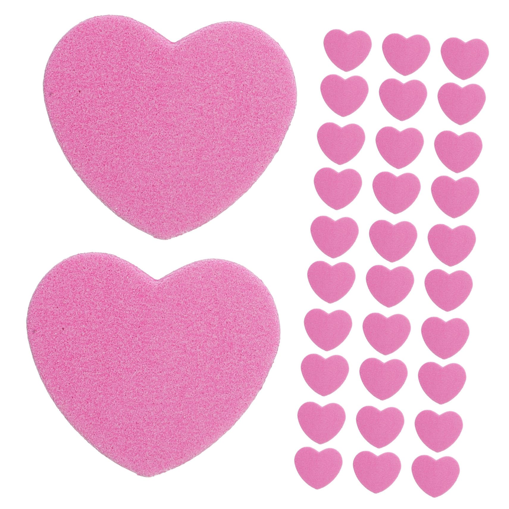 VALICLUD Lima De Uñas De Manicura Exfoliante Bloque De Limado De Uñas Bloque De Uñas De Pulido Bloque De Pulidor De Uñas Bloque Amortiguador De Uñas Esponja Rosa 50 Piezas X 4
