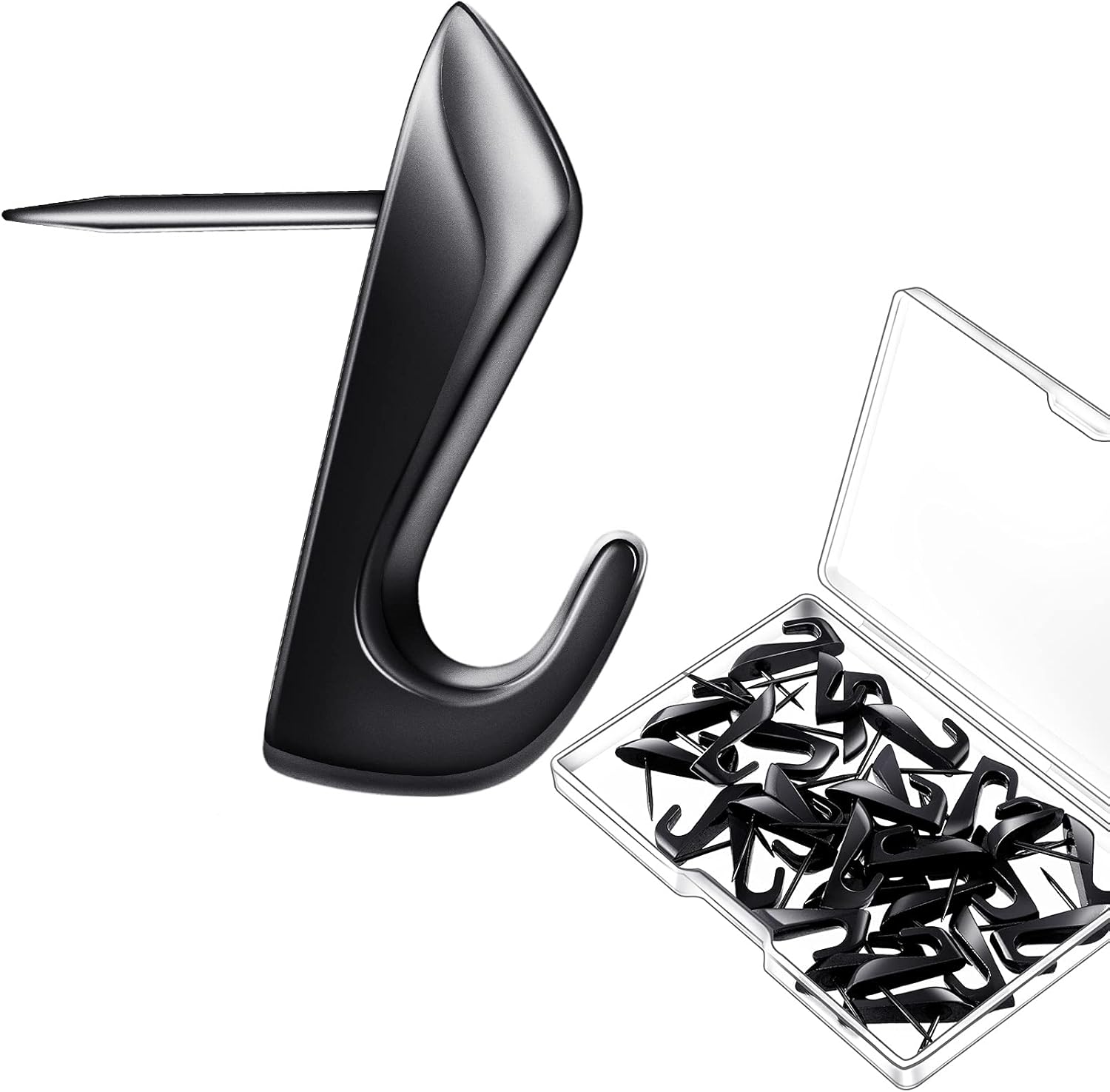 Pin Hooks Push Pin Hangers, 20 lbs Push Pin Hanger, Picture Hanging