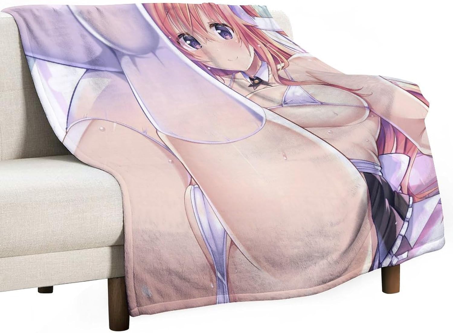 毛布 シングル ごちうさ 保登モカ ブランケット フランネル マイクロファイバー 130x150cm 柔らかく肌触り 保温 ソフトで