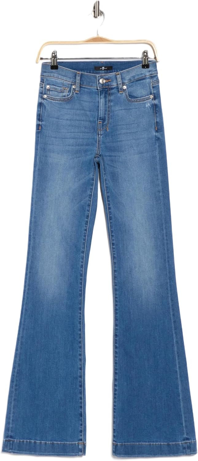 7 for All Mankind Women's Dojo Trouser Flare Jean