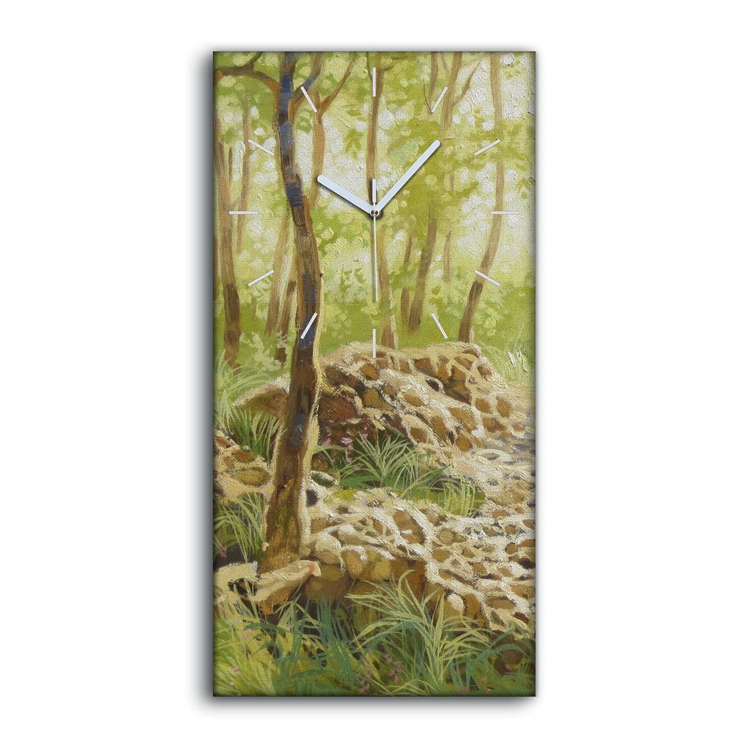 Horloge sur Toile Silencieuse sans Tic-Tac pour Dormir sans Bruit