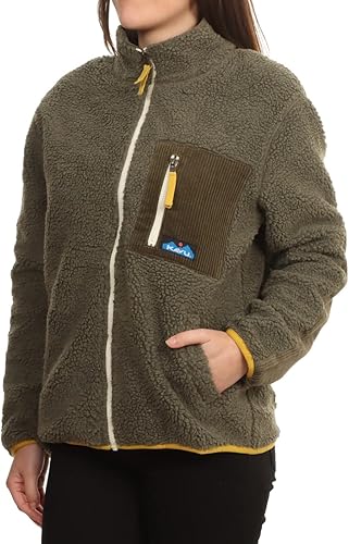 Miniatura 7 de KAVU Pearsoll Sudadera de forro polar, chaqueta Sherpa con cremallera