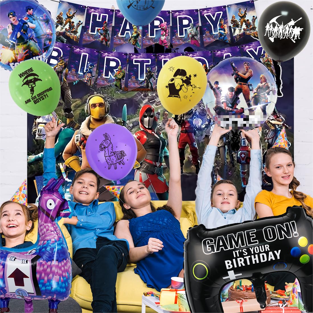 Decorazioni Compleanno Bambini,108pezzi Palloncini Compleanno Tema Mare