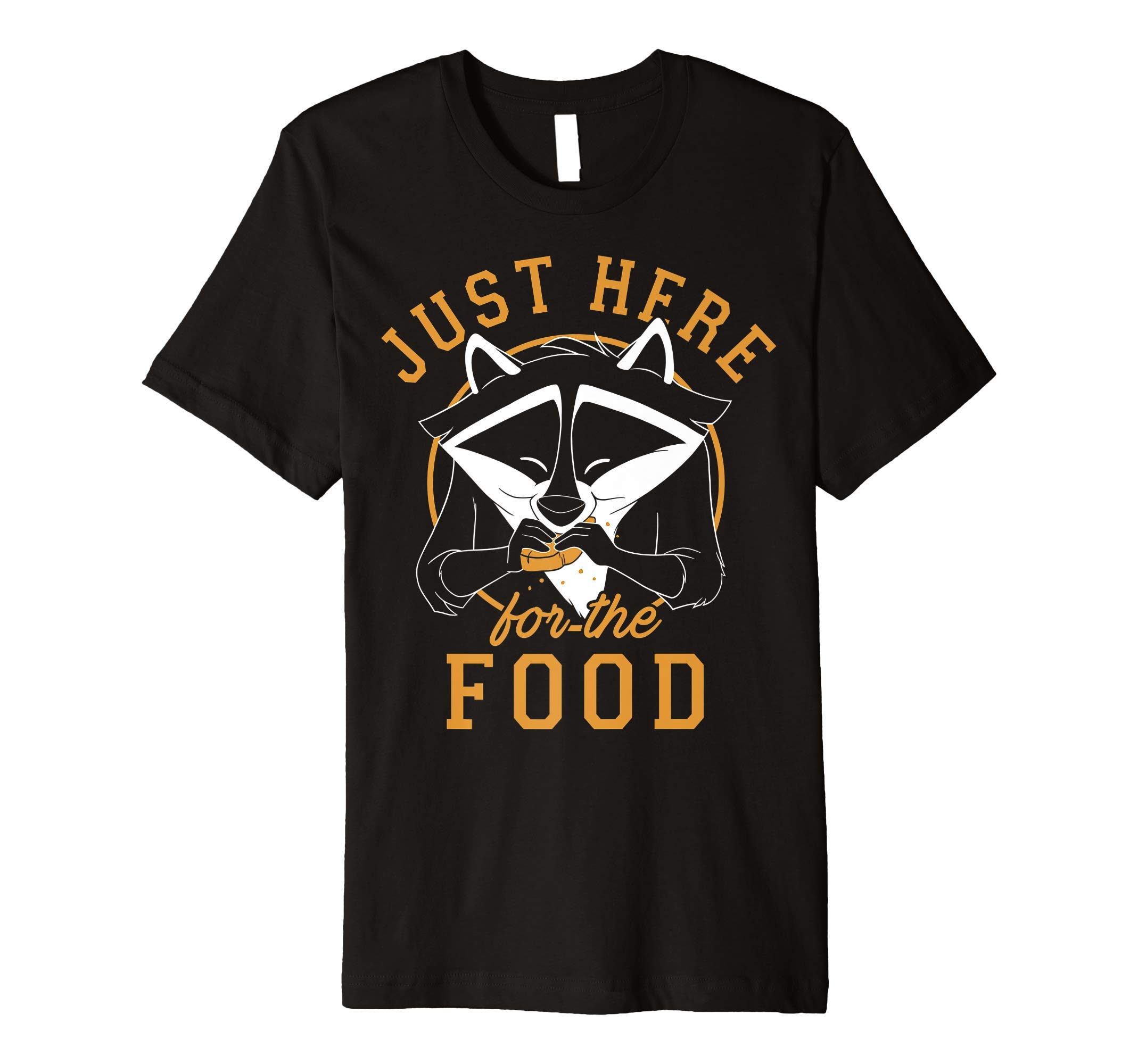 disneyPocahontas Meeko Just Here For The Food Portrait Premium T-Shirt