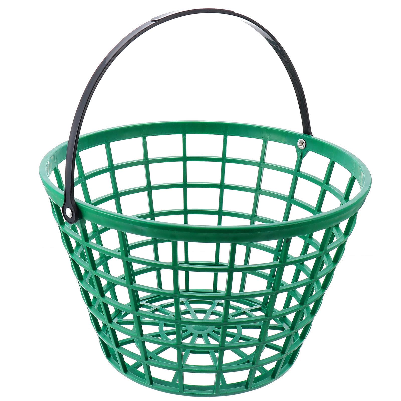 Cesta Contenedora de Balones de Golf con Asa, 150 Bolas, Nylon Verde