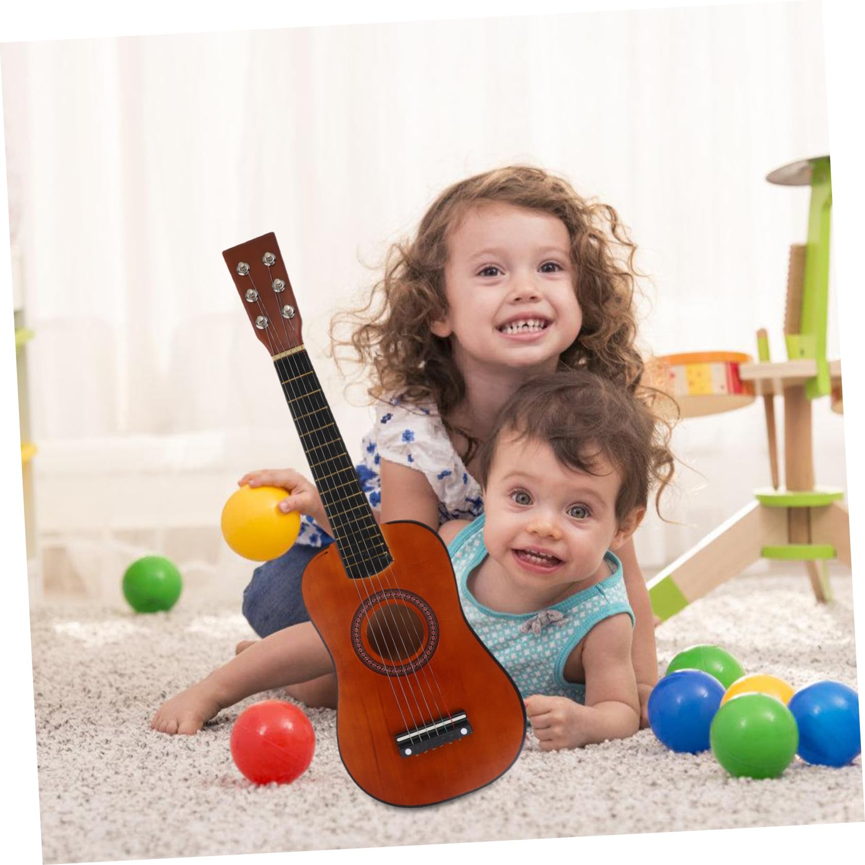 Juguete de Guitarra de Madera de 23 Pulgadas para Niños Principiantes