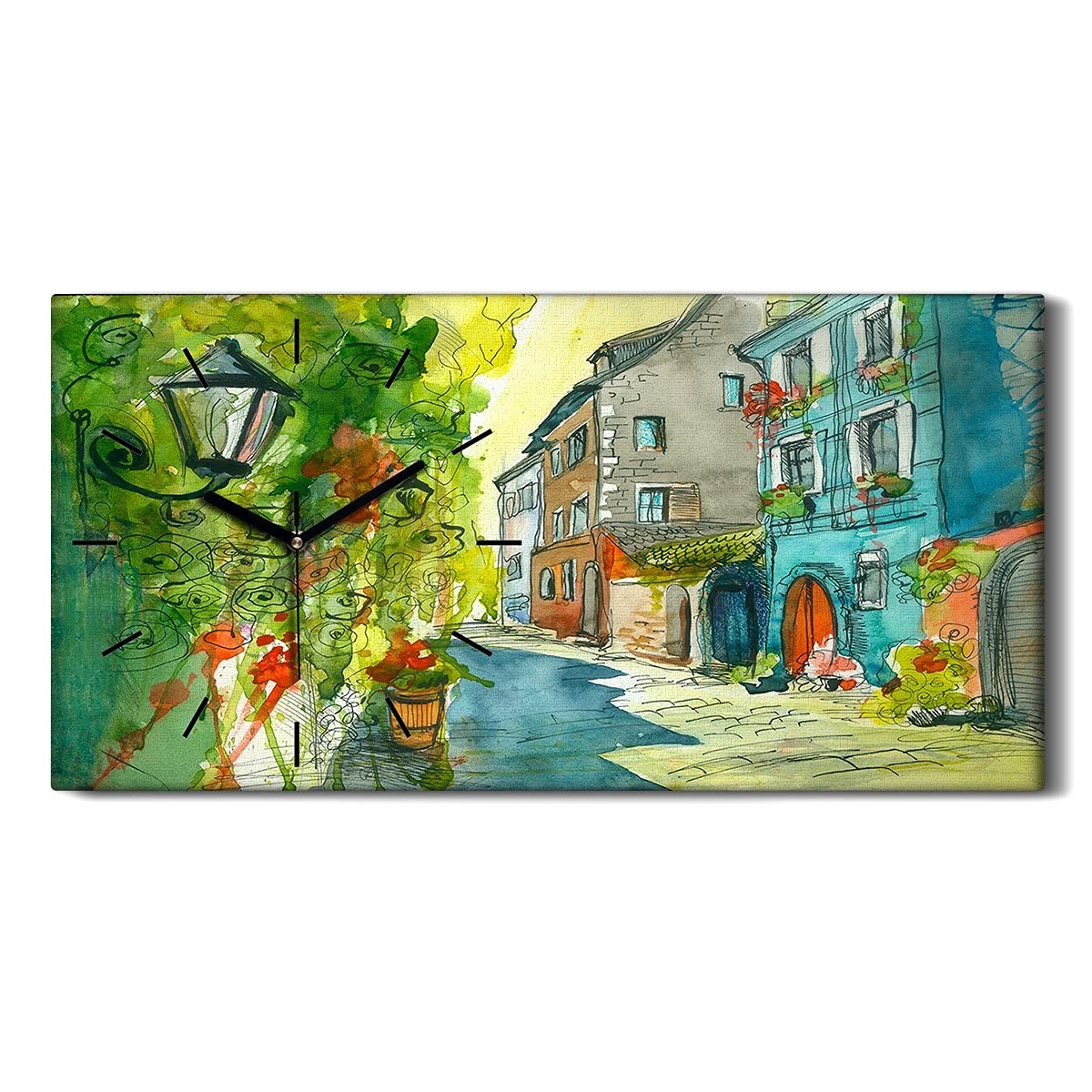 Horloge sur Toile silencieuse pour stopper le bruit du tic-tac dans votre salon et chambre