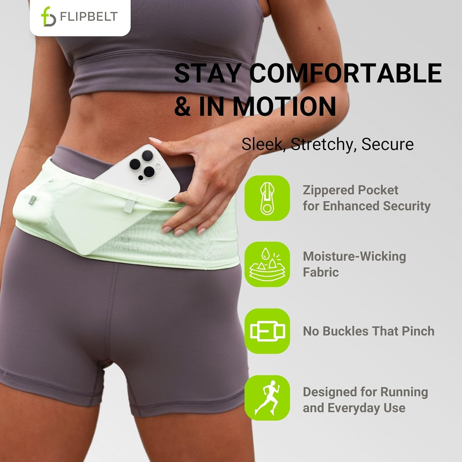 FlipBelt Air Adjustable - Dusk Blue - XSM - Image 4