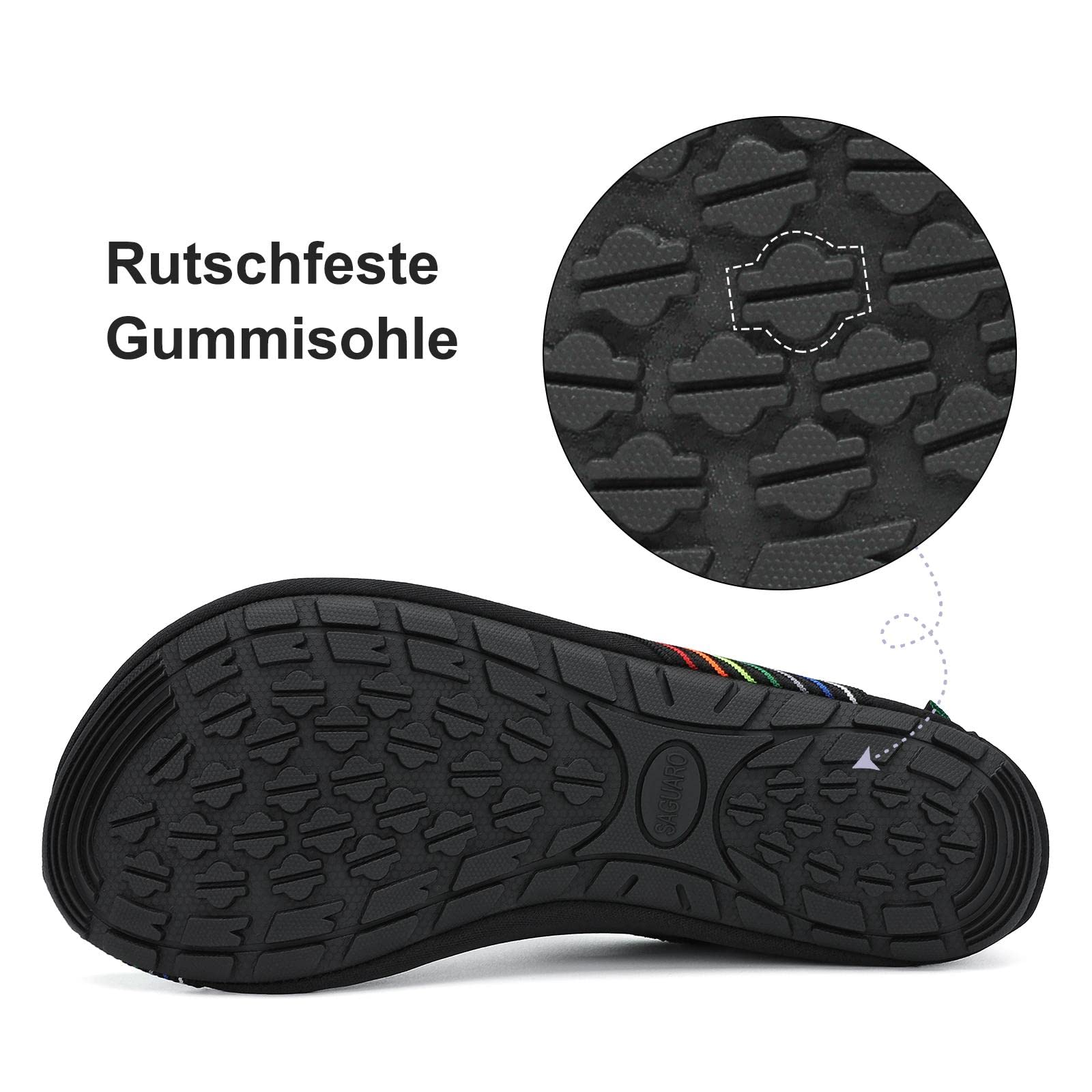 SAGUARO Scarpe da Acqua Uomo Donna Scarpe da Immersioni Antiscivolo Traspiranti