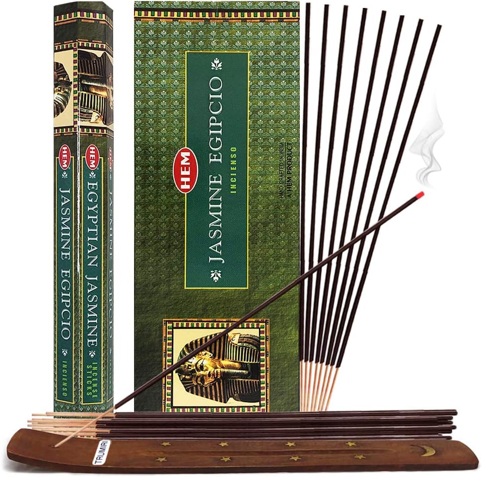 Chakra Incense Sticks and Incense Stick Holder Bundle Insence Insense Hem Incense Sticks