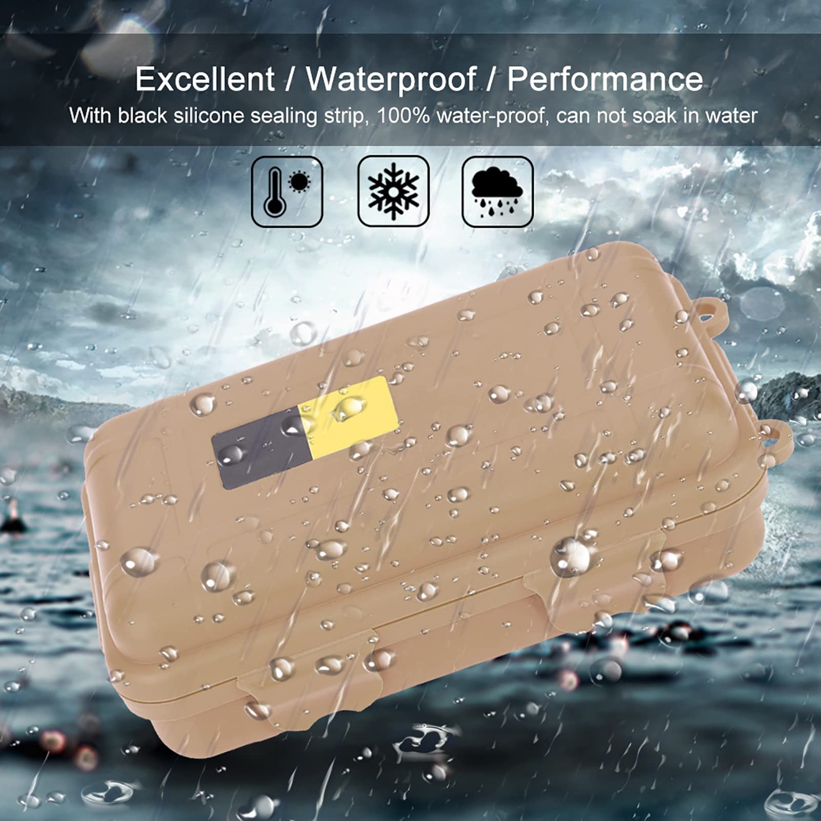 Tauch Trockenbox, Outdoor Survival, wasserdichte Ausrüstung, Versiegelte Boxen, Staub Und Druckfest, Kleine, wasserdichte Survival Boxen