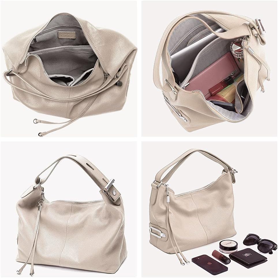 zency 6 Colors Fashion 100% Real Genuine Leather Women Shoulder Bag Handbag Lady Casual Tote - Image 5