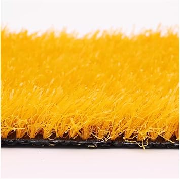 Artificial Grass Artificial Grass Turf, Anti-Shedding 0.98in Thick Turf Rug Mat Cuttable Balcony Decorative Fake Grass CarpetOrange,39.40X78.80in