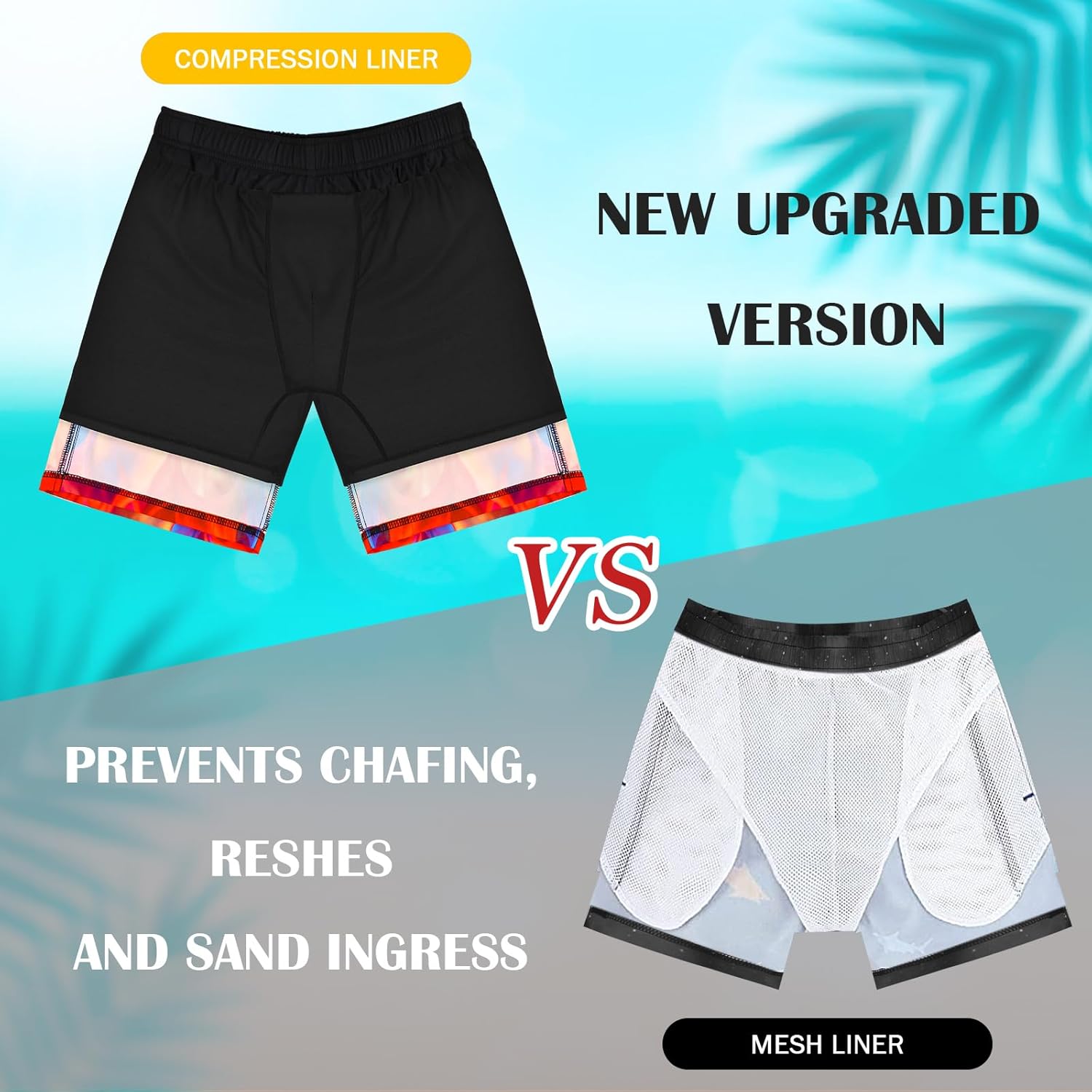 OlyPegic Boys Swim Trunks Bathing Suit Boys Swimsuit Swim Shorts Swimwear Quick Dry Swim Trunks with Compression Liner - Image 6