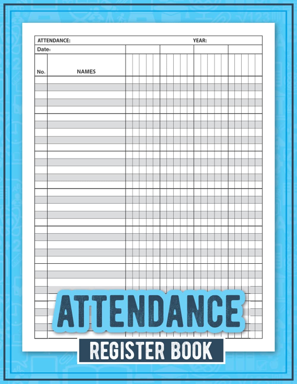 Buy Attendance Register Book For Teachers Teacher Record Book