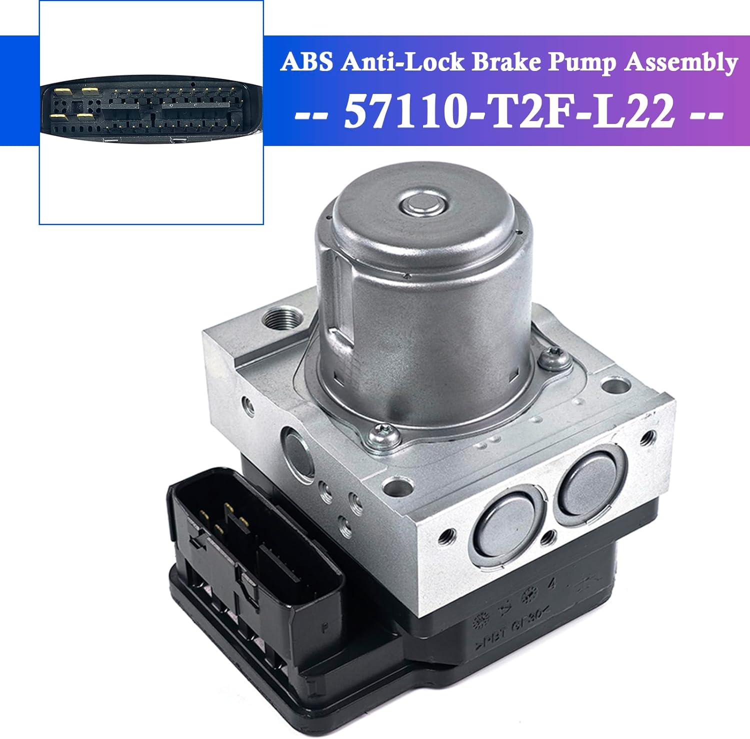 ABS Anti-Lock Brake Pump Assembly 57110-T2F-L22 Fit for Honda Accord Sport 2.4L 2014