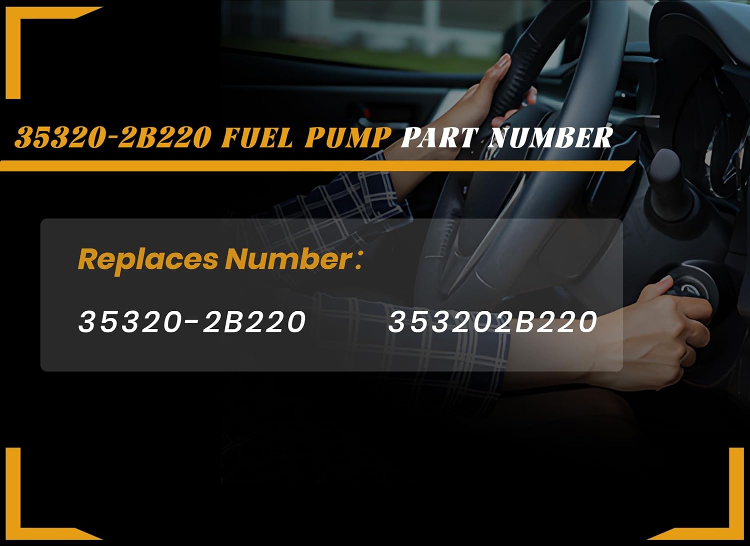35320-2B220 High Pressure Fuel Pump Compatible with Hyundai Accent Sonata Tucson Veloster 2015-2017 L4 1.6, Direct Injection Mechanical Fuel Pump Fit for Kia Forte5 Optima Rio 2015-2018 L4 1.6L