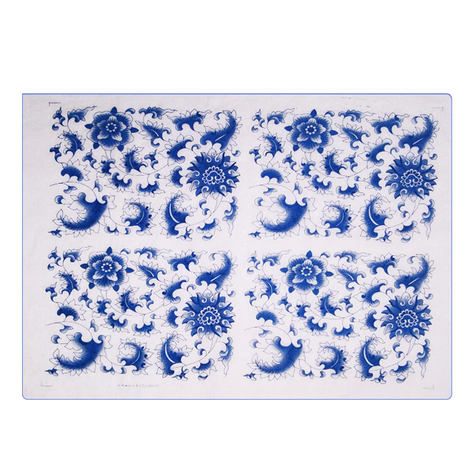 Décalques en céramique d'art pour décors fins sur porcelaine