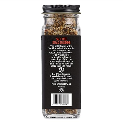 Vista 3 de Watkins Condimento orgánico para carne sin sal, 2.6 onzas, 1 paquete