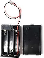 Vista 3 de Soporte de batería – 3 pilas AAA con enchufe JST-PH (sin bloqueo) – Soporte de batería triple AAA para Arduino, circuitos de Lilypad, cosplay