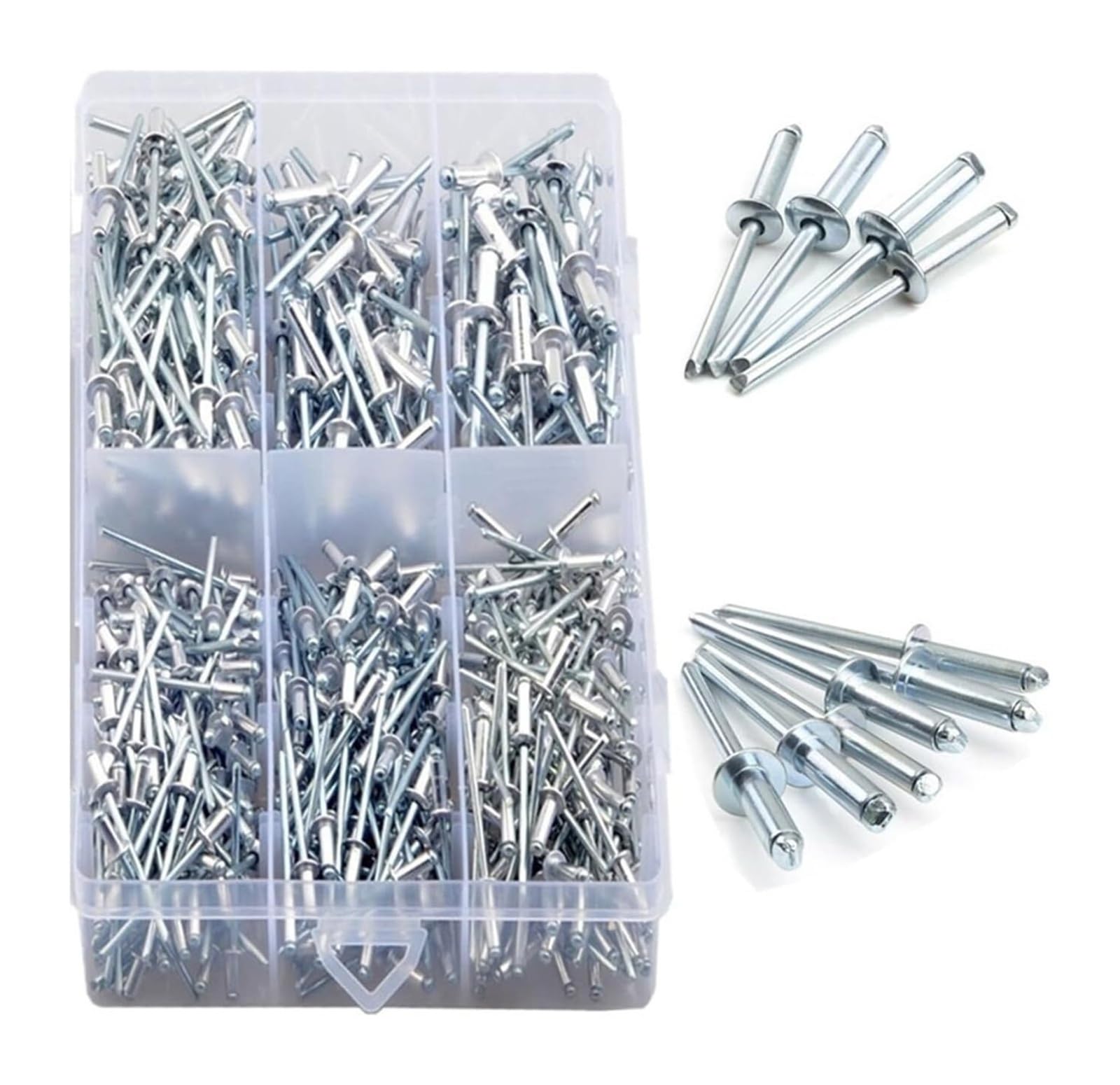 Rivet aveugle à sertir, Rivets aveugles en aluminium M3.2 M4 M5 pop fraisés GB12618 500 pièces
