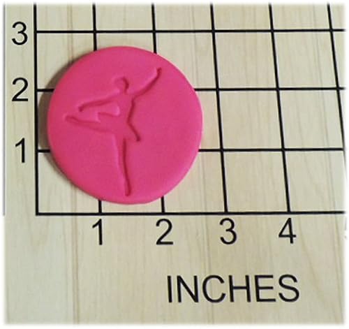 Dancing Ballerina Silhouette Fondant Cookie Cutter and Stamp #1317