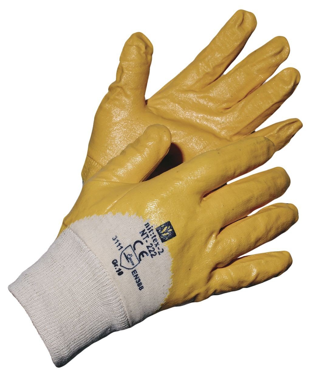 JAH Standard Cotton Jersey Gloves - Skin-Friendly & Breathable for Logistics Assembly & Warehouse, Natural, Größe 9