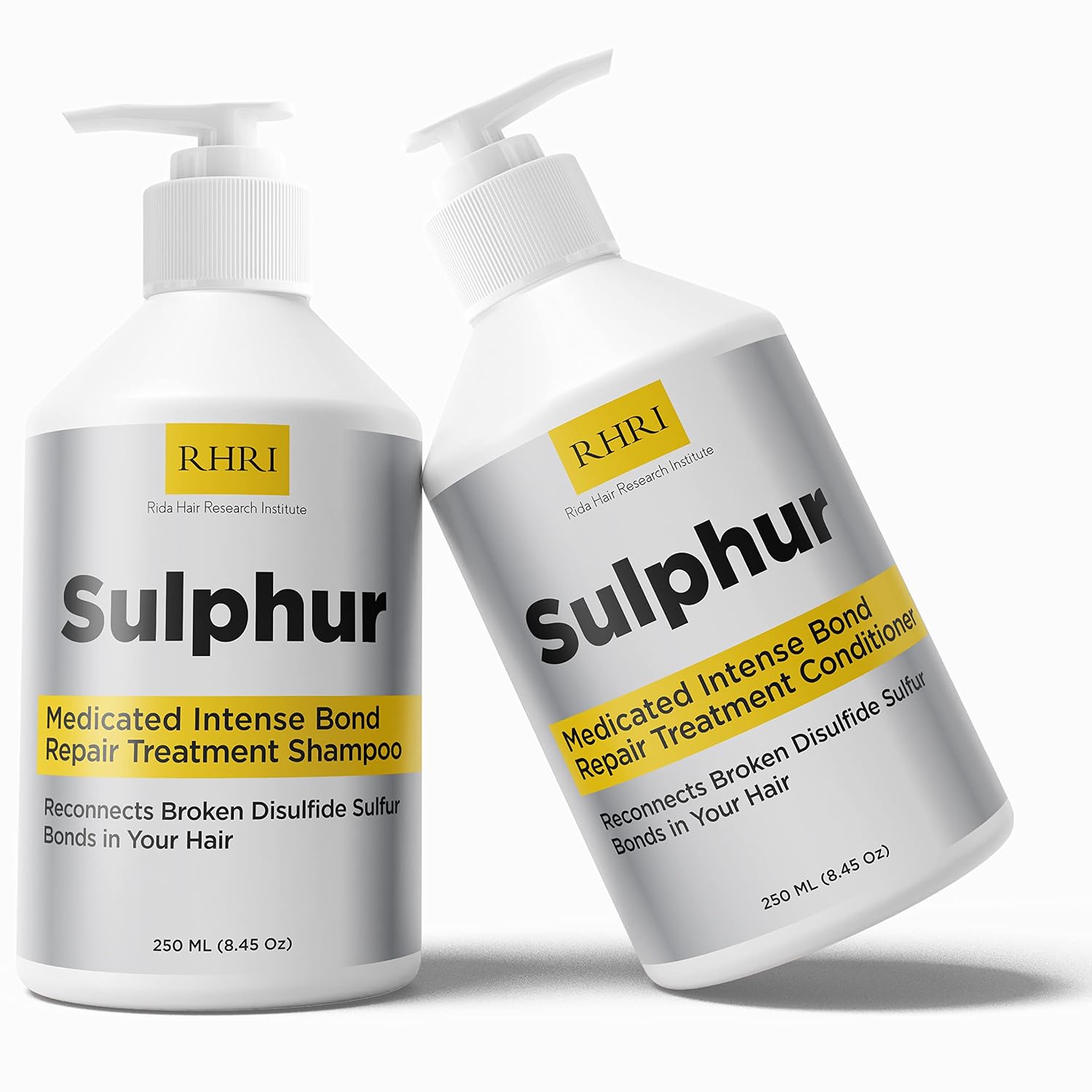 Bond Repair Shampoo and Conditioner Set | Moisturizing and Restructuring Treatment for Dry, Damaged Hair I Restorative Deep Conditioner I Moisturising Repair for Bleached Hair, Split Ends, Hair Loss and Damaged Hair Follicles