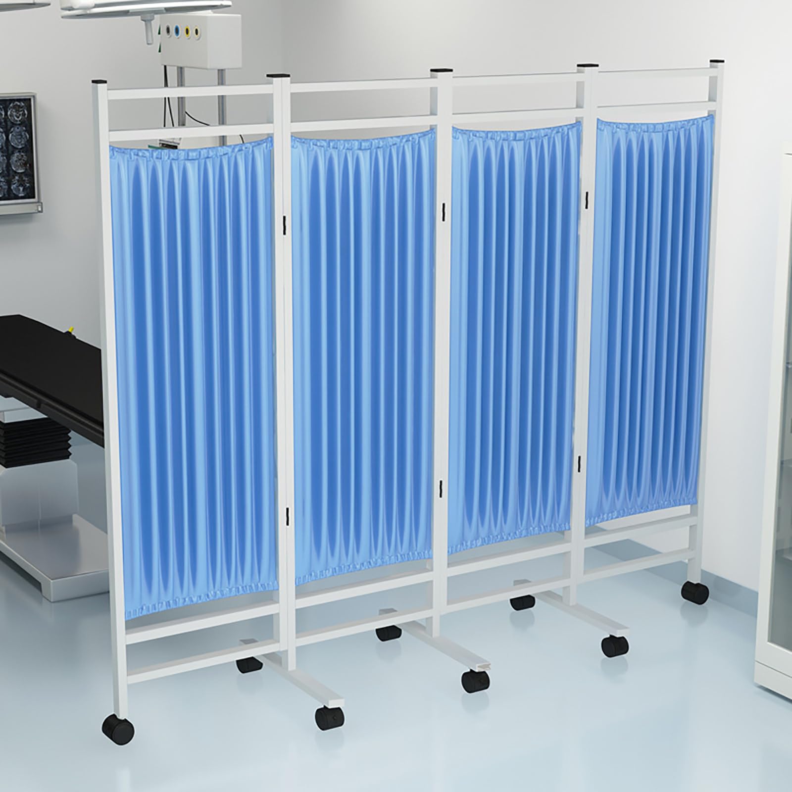 Écran médical en acier pour préserver l'intimité des urgences