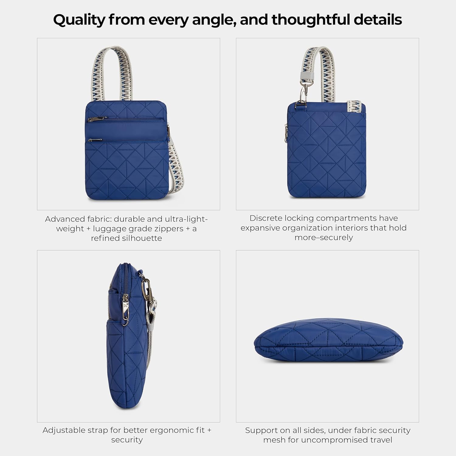 Travelon Anti-Theft Boho Slim Crossbody