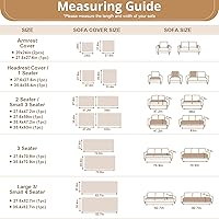 Vista 7 de Funda de sofá lavable para perros, funda de sofá modular suave y mullida en forma de L, protector grueso apto para mascotas, tapete para sofás