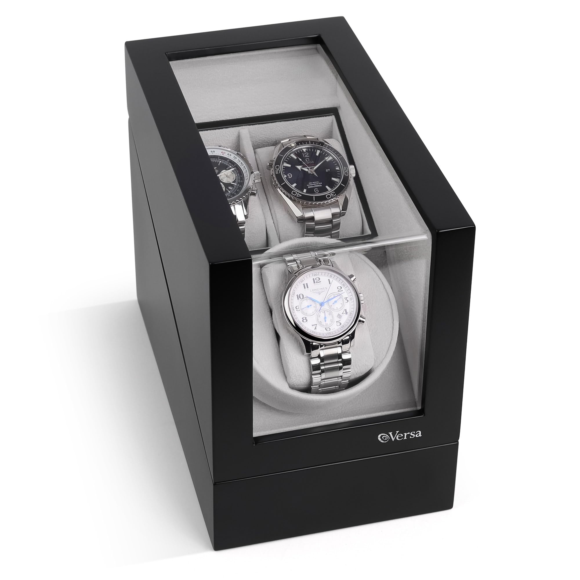Versa Einzelner Uhrenbeweger Automatischer Uhrenbeweger für Automatikuhren Uhrenbeweger mit Aufbewahrung Kompatibel mit Rolex