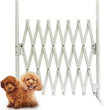 ALMAX SXG-0715 Pet Gate, Aluminum Fence, Width 59.1 x Height 27.6 inches (150 x 70 cm), (08.White)