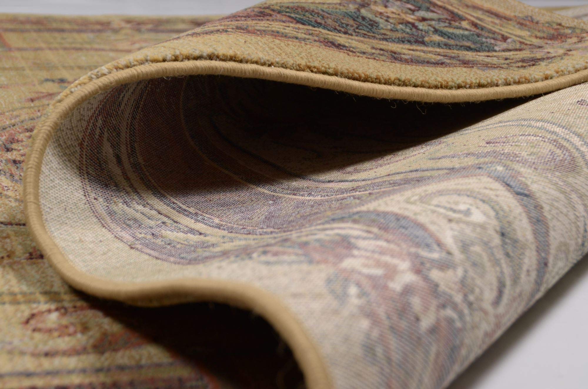 Theko Gabiro 856 Klassischer Orientteppich strapazierfähig und sehr robust in der Farbe Beige – Bild 6