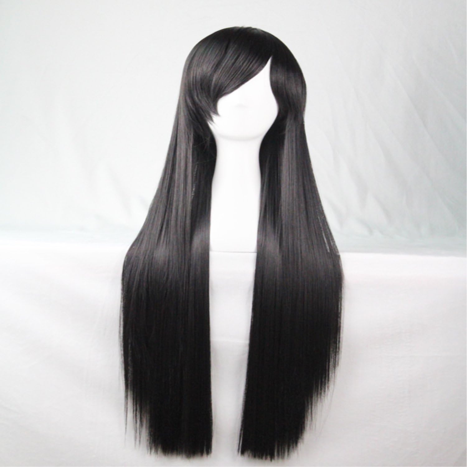 Women Girls Wigs Long Straight Hair 80cm / 32'' Beautiful Sexy Style Hairpieces for Women and Girls Cosplay, Festival, Rock music festival, Shopping, Halloween, Costume Party, Carnival & Daily（Black）