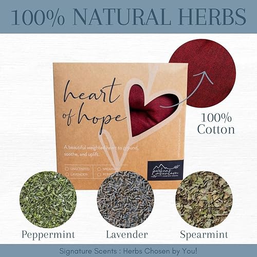 Miniatura 2 de Parker Mountain Comfort Wraps Almohada antiestrés Heart of Hope  Almohada terapéutica para tratamiento puntual para el cuidado personal  Colección