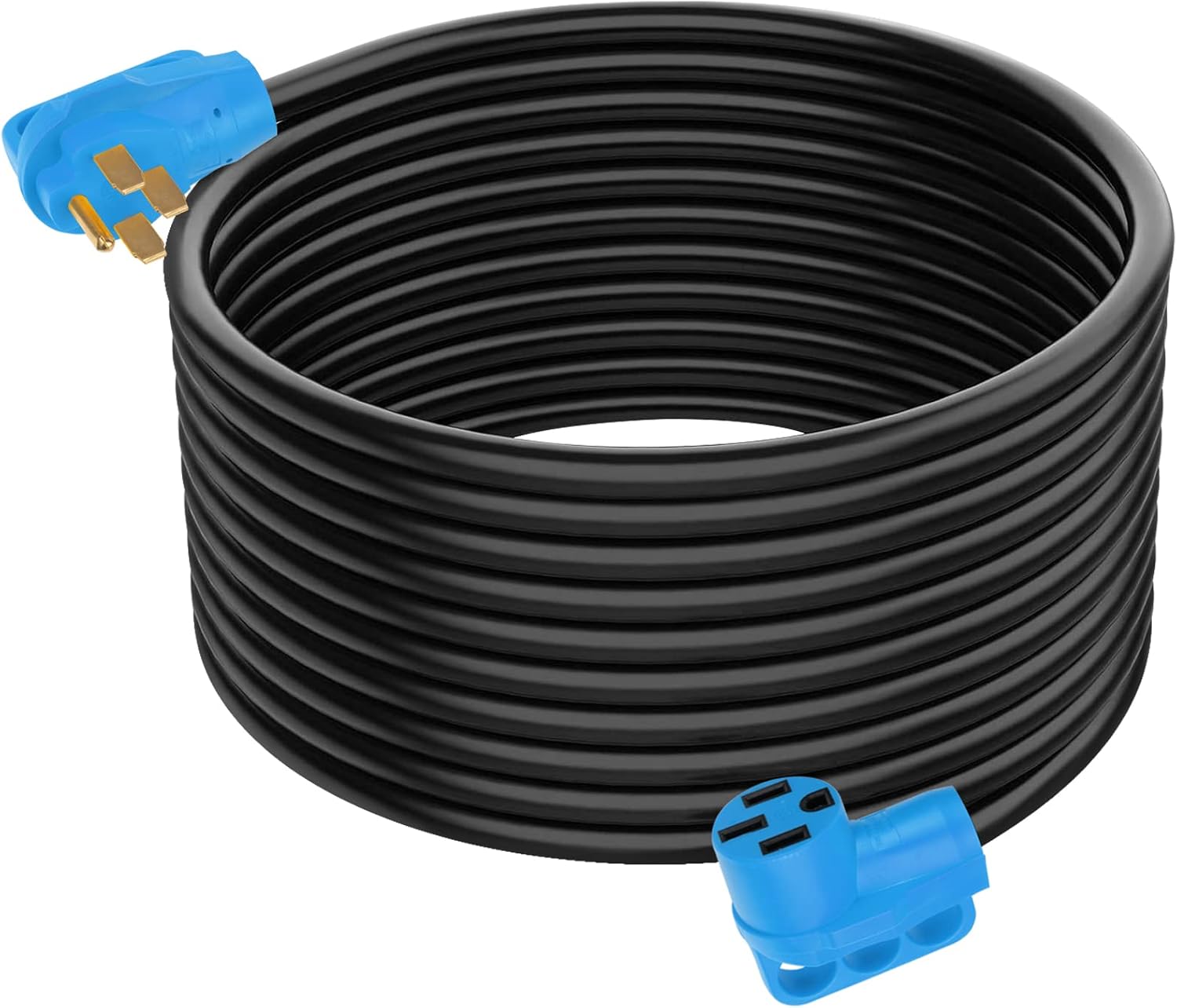 SCITOO RV Cord 50 Feet 50 Amp RV Extension Cord Power Supply Cable, for