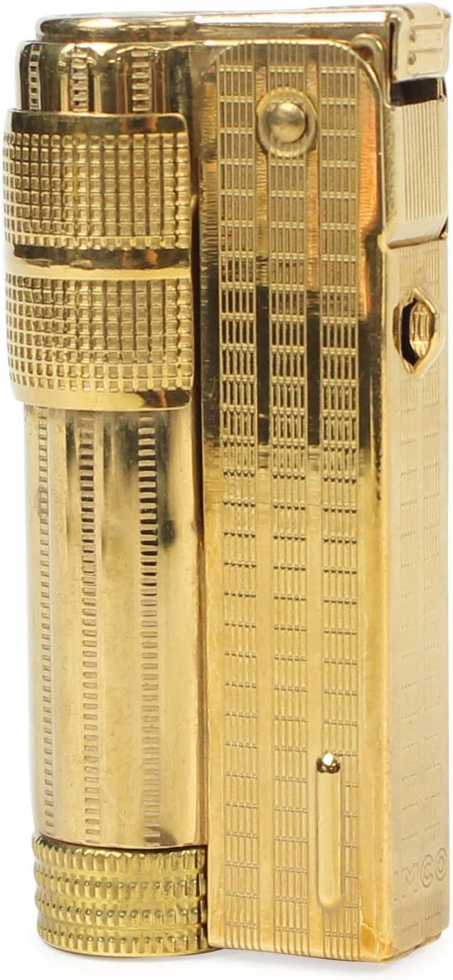 IMCO Classic Stylish Design Oil Lighter Super 6700P Brass Gold Color Japan Limited