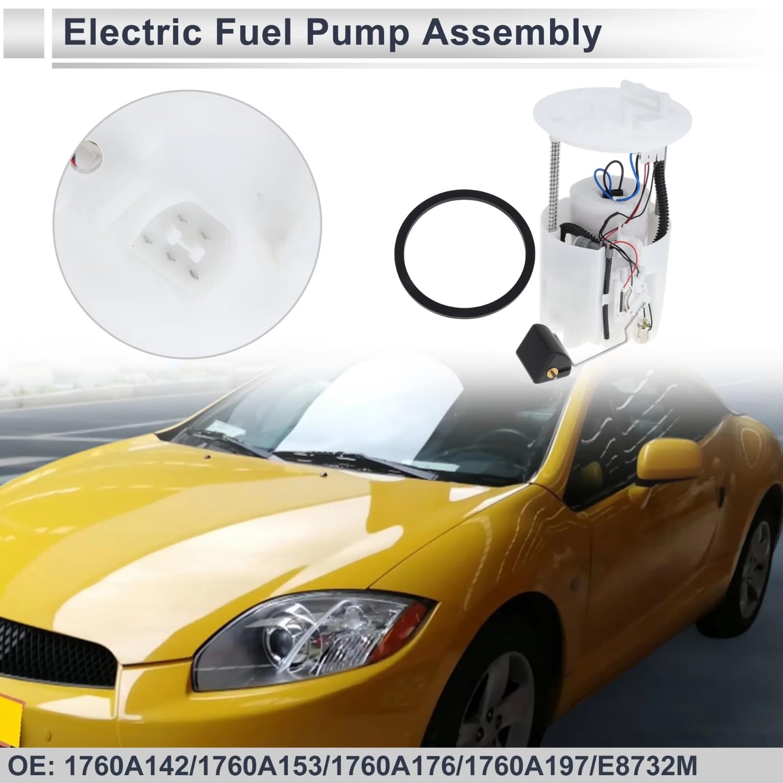 Modulo Pompa Carburante Compatibile Con Mitsubishi Per Eclipse Per Galant 2006 2007 2008 2009 2010 2011 2012 L4 2.4L Benzina Con Spina A 5 Pin Carburante Pompa Modulo