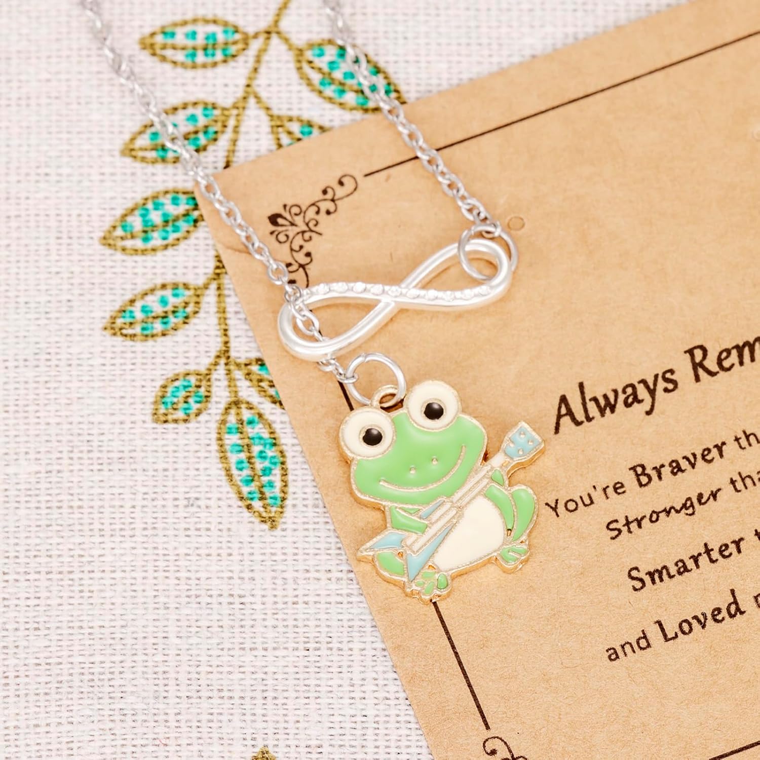 Frog Necklace Gifts for Women Cute Mothers Day Frogs Themed Jewelry Frogs Lovers Frog Necklaces - Image 4