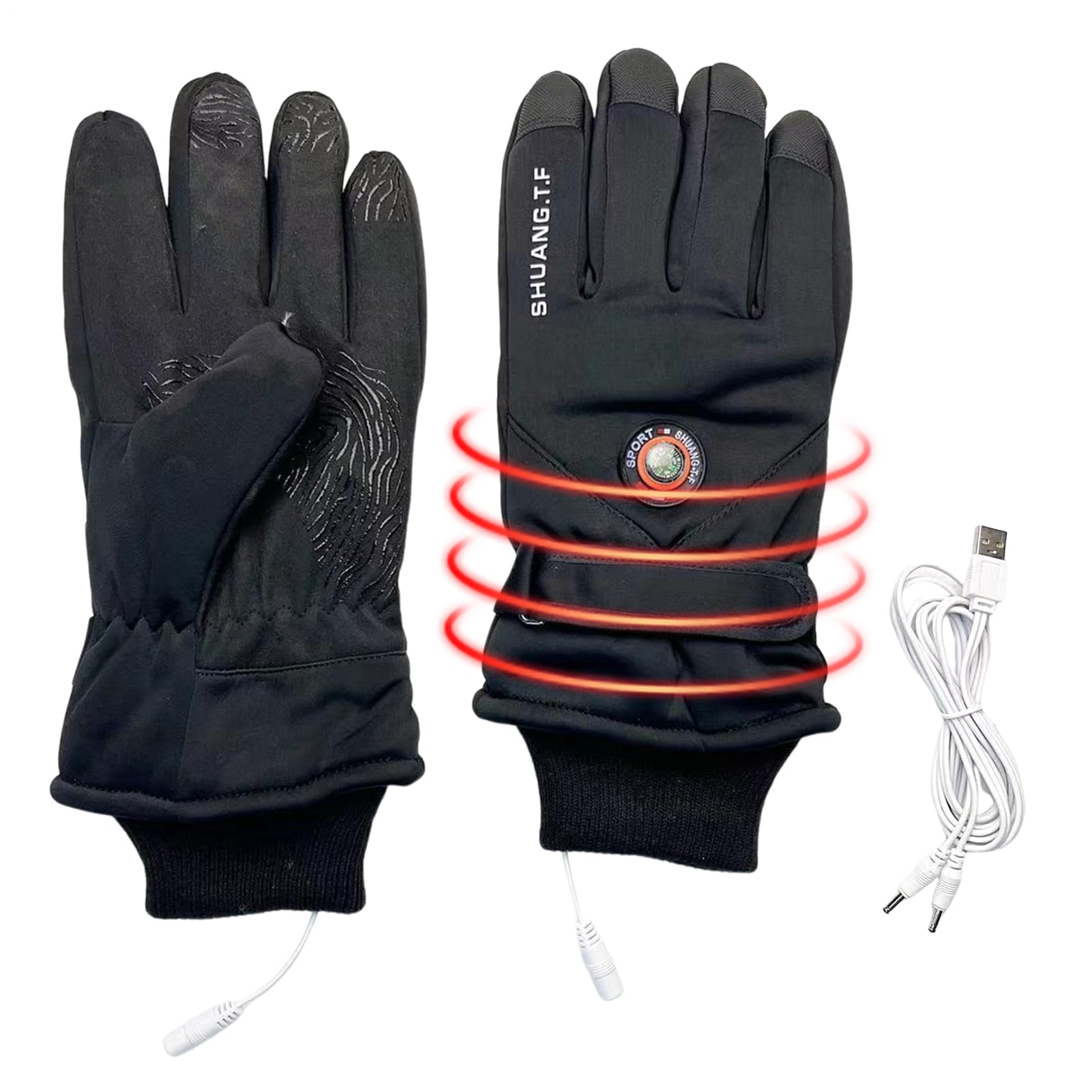 Guantes térmicos de moto con pantalla táctil contra el frío 8