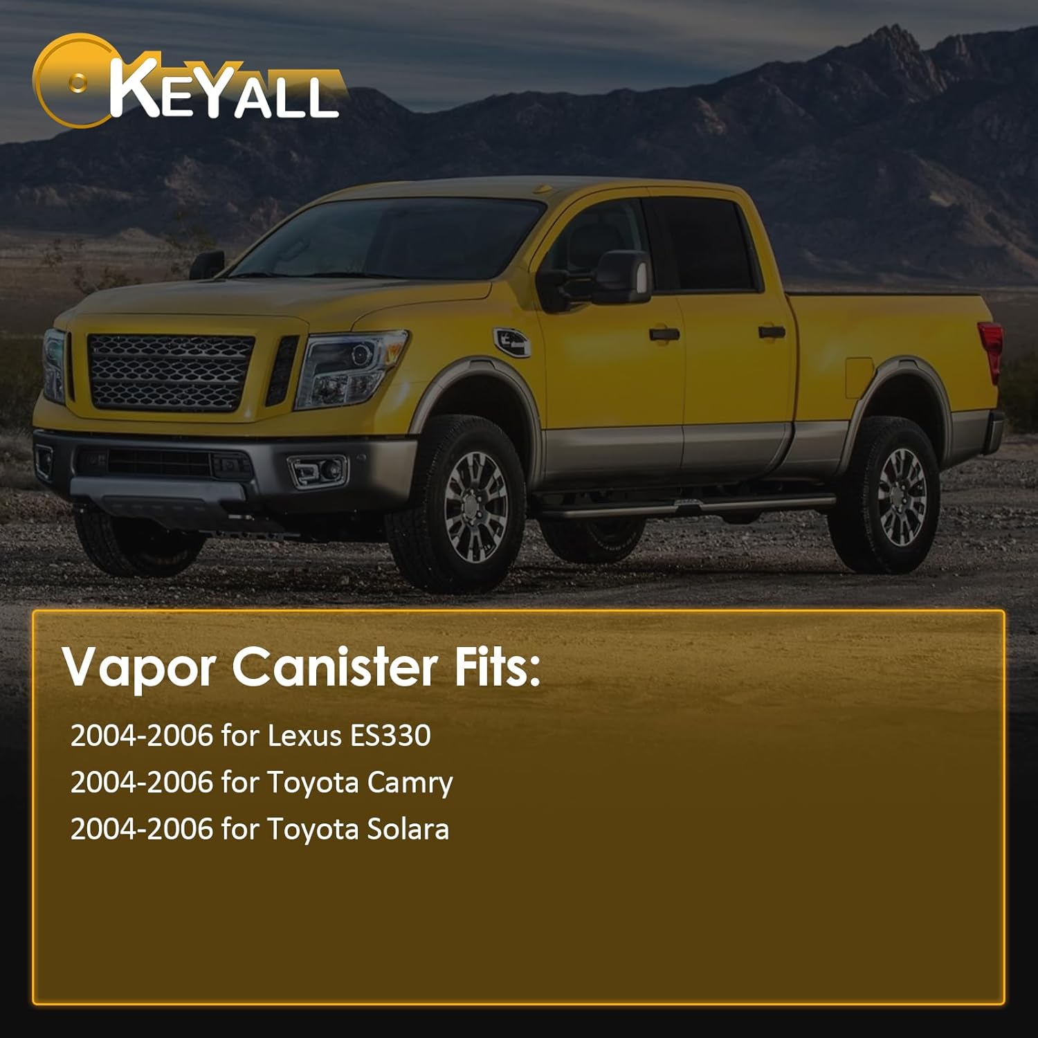 Vapor Canister Replace OE 77740-06160 Compatible With 2004-2006 for Lexus ES330 Base 3.3L;2005-2006 for Toyota Camry Base 2.4L;2004-2006 for Toyota Camry LE 2.4L