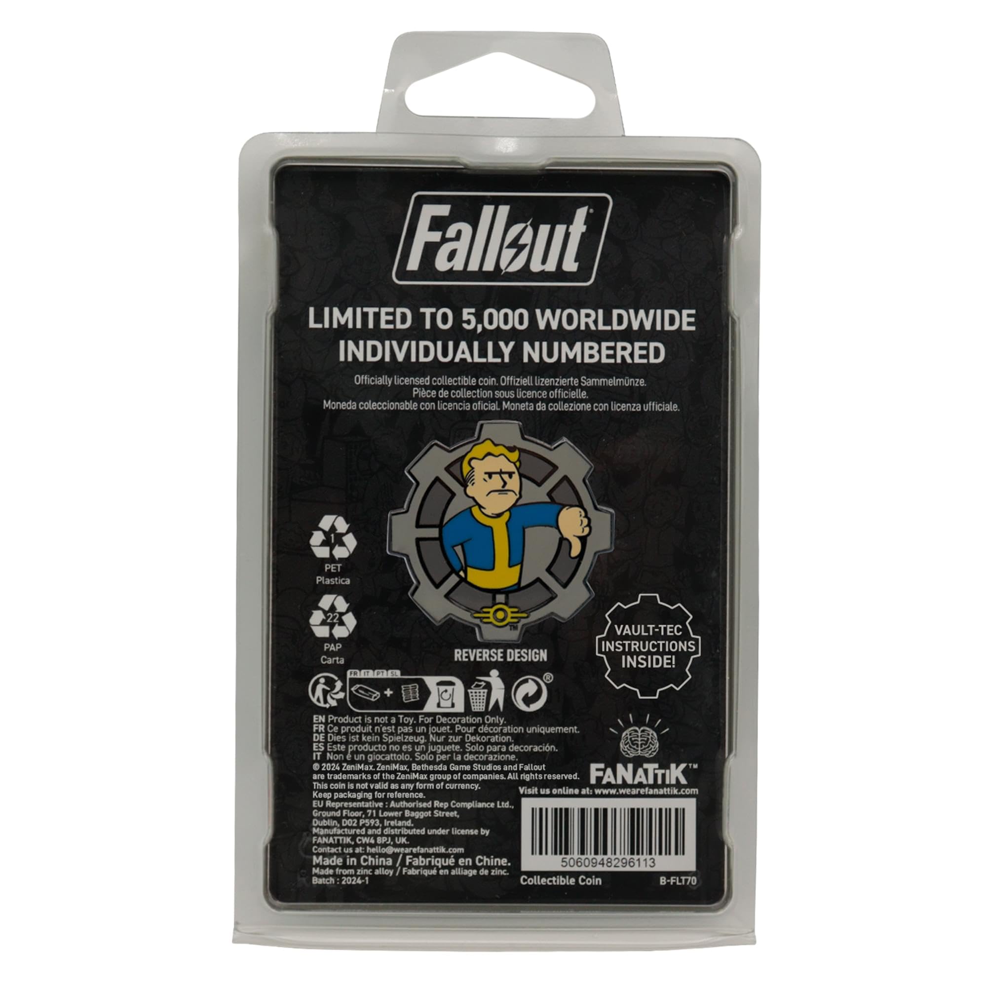 Fallout Limitowana edycja Flip Coin