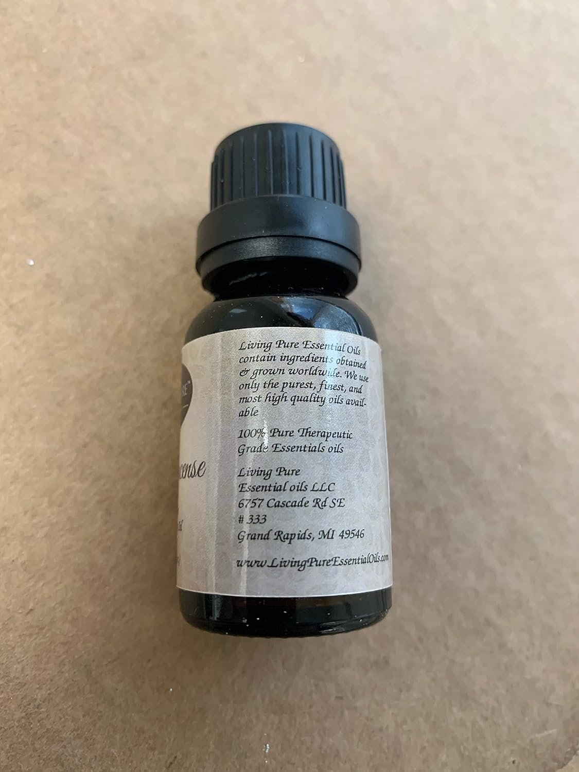 Living Pure Frankincense Essential Oil | 100% Natural & Organic | Therapeutic Grade Oils | Use Topically or in Diffuser