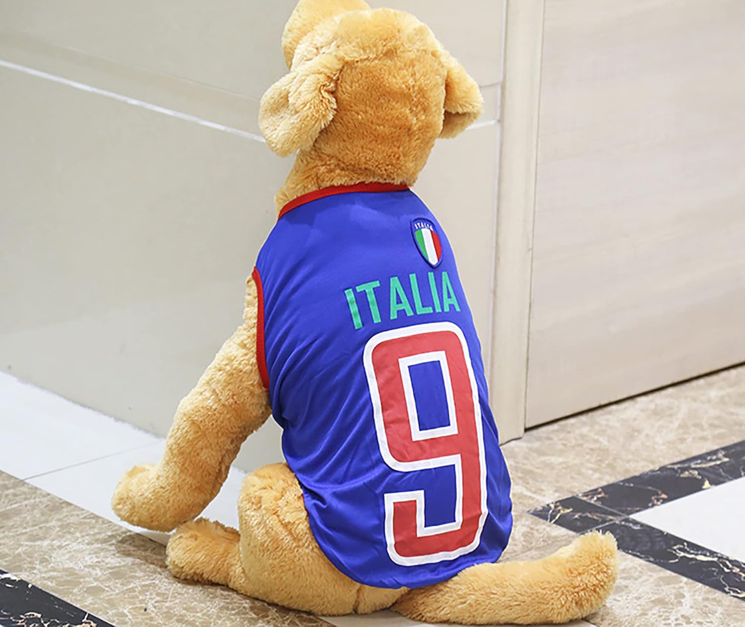 GabeFish Dog World Cup T Shirt Pets Football Jersey Sports Soccer National Team Vest Cat Summer Cool Clothes Apparel Italy Small